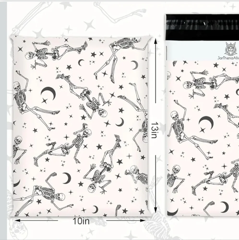 Dancing Skeletons 15 Count Polymailers